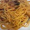 ucchiey's cooksnap of when they made さんま缶でトマトスープパスタ.