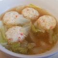 くぅぽん☆'s cooksnap of when they made ヘルシー！鶏団子と白菜・大根のｽｰﾌﾟ♡.