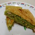 いるっち's cooksnap of when they made 簡単♡ほうれん草とハムチーズのパンケーキ.