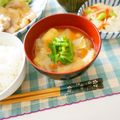 tommy 0304's cooksnap of when they made 葉っぱも使うよ♬カブとなめこのお味噌汁♡.