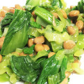 もりたま3's cooksnap of when they made 青梗菜と納豆のナムル風.