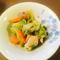 トーユ。's cooksnap of when they made ダイエット♡鶏胸肉と白菜の生姜蒸し♡.