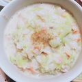 あちゃむ✩'s cooksnap of when they made 時短でほっこり♪ 豆乳とキャベツのお粥.