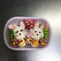 ♡ともこりん♡'s cooksnap of when they made 簡単！キャラ弁当☆可愛いうさぎちゃん♪.