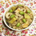 なつき☆ミ's cooksnap of when they made 秋の味覚☆きのことお芋の炊き込みご飯.