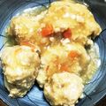 なつき☆ミ's cooksnap of when they made 超美味しい★鶏肉団子のあんかけスープ★.