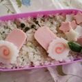 Mie...*'s cooksnap of when they made ☂かたつむりのお弁当☂(キャラ弁）.