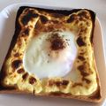 yu268's cooksnap of when they made マヨ玉子☆トースト.
