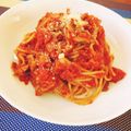 くみっくぅ☆'s cooksnap of when they made お味噌の革命？　トマト系パスタ！.