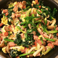 きくちはるこ's cooksnap of when they made しめじとほうれん草の卵とじ.