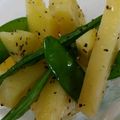 same39's cooksnap of when they made じゃがいもと絹さやの塩炒め.