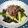 ☆ようこりん☆'s cooksnap of when they made わかめとねぎのさっぱり梅いため.