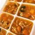 yukariiisu's cooksnap of when they made 離乳食後期 カボチャの煮物そぼろあんかけ.