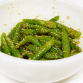 Fire-King's cooksnap of when they made 基本のいんげんの胡麻和え.