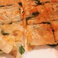 こまめちゃん24's cooksnap of when they made 中からとろ～り！チーズとニラのチヂミ.