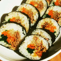 meeechan43's cooksnap of when they made 簡単‼キムパ風太巻き.
