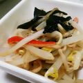melon75's cooksnap of when they made 水菜・もやし・かにかまの梅ポン酢サラダ.