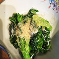 ミホノ２０２'s cooksnap of when they made ほうれん草（菜の花）としらすのおひたし.