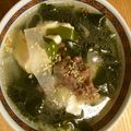 クックKSRP7U☆'s cooksnap of when they made 大根 豆腐 ワカメ 具だくさん牛肉スープ.