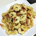 yucco_ht's cooksnap of when they made ちくわぶ♡ペペロンチーノ風.