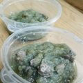 かっと's cooksnap of when they made 【離乳食 後期】レバーのりんご煮.