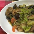 おさかな♡ママン's cooksnap of when they made 鶏となすとピーマンの甘辛胡麻味噌炒め☆.