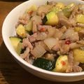 non_tac's cooksnap of when they made 揚げナスと豚ひき肉のスイチリソテー丼.