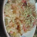 海芽絵留's cooksnap of when they made おせちの残り 酢ダコで☆タコ飯☆.