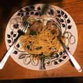 ogrock725's cooksnap of when they made わさびが利いてる☆春菊とベーコンのパスタ.
