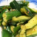 初心者みほT's cooksnap of when they made 豆板醤でピリ辛☆きゅうりのおつまみ.