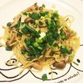 朝の空's cooksnap of when they made 簡単★絶品★クセになるキノコ和風パスタ.