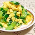 RYKtM's cooksnap of when they made 時短レシピ♪胡瓜とタマゴの炒め.