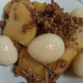 maikapon's cooksnap of when they made 山芋と豚肉の甘辛炒め.