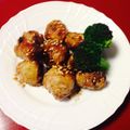 yesmama's cooksnap of when they made 肉巻里芋てり味噌オイスター絡め焼き.