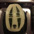 バキコ's cooksnap of when they made キャラ弁 おにぎり 顔なし.