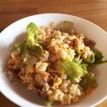 まよっぺまこっぺ's cooksnap of when they made 休日のお昼にBLC（ベーコンレタス炒飯）.