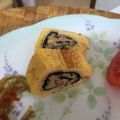 ナカケー好き好き's cooksnap of when they made ツナマヨおにぎり風！卵焼き.