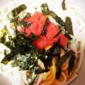 taku☆momo☆'s cooksnap of when they made 黄身明太釜揚げうどん.