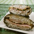 赤い電話's cooksnap of when they made おにぎらず 具 ハムチーズマヨ.