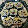 naiman's cooksnap of when they made ミニオンズ恵方巻♪ちくわツナマヨ☆節分♪.