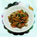 ゅるり's cooksnap of when they made 豚肉と大根のにんにくバター醤油炒め♪.