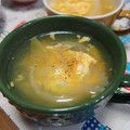 ジョンリークッカー's cooksnap of when they made 新たまねぎの卵スープ.