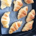 めいぷる0617's cooksnap of when they made 手捏ねのミニクロワッサン☆.