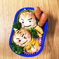 りくそらままちゃん's cooksnap of when they made 節分＊赤鬼ｸﾝおにぎり弁当(キャラ弁).