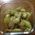 matyapy's cooksnap of when they made 超簡単！セロリの浅漬け♪.