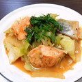 まぁじ's cooksnap of when they made 鮭のちゃんちゃん焼き.
