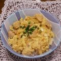 ♪もんちゃん♪'s cooksnap of when they made 白だしで☆甘すぎない☆関西風親子丼♪.