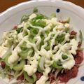 しぜんだいすき！'s cooksnap of when they made おつまみに!コンビーフのネギまみれ.