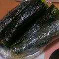 まきろんカフェ's cooksnap of when they made ラップで簡単恵方巻き.
