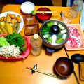 aochan☆'s cooksnap of when they made 一人鍋　（豚ロースしゃぶしゃぶ風）.